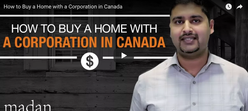 How to Buy a Home with a Corporation in Canada Watch Video
